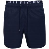 Tommy Hilfiger męskie szorty kąpielowe UM0UM03489 Granatowy Regular Fit