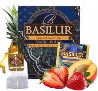 Basilur MAGIC NIGHTS herbata czarna TRUSKAWKA ANANAS - 10 szt. KOPERTY