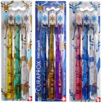 Szczoteczka trio CURAPROX 5460 ultra soft WINTER REINDEER edycja limitowana