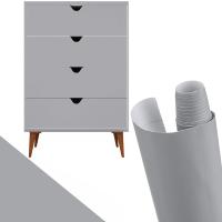 Мебельный шпон самоклеящаяся матовая серая пленка для мебели столешница стол 2mx60cm