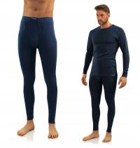 CIEPŁE KALESONY męskie bawełniane zwężane IDEALNE NA ZIMĘ Sesto Senso *M