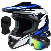 CASSIDA CROSS мотоциклетный шлем чашка / две матовые очки Балаклава XS 53-54 см