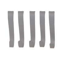 Крючки держатели для кухонных перил серый