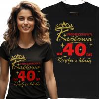 KOSZULKA NA 30 URODZINY PREZENT DLA MAMY TSHIRT DAMSKI 30 LAT BAWEŁNA