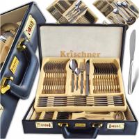 НАБОР СТОЛОВЫХ ПРИБОРОВ ЧЕМОДАН НАБОР СТОЛОВЫХ ПРИБОРОВ НЕРЖАВЕЮЩАЯ СТАЛЬ 72EL ДЛЯ 12 ЧЕЛОВЕК