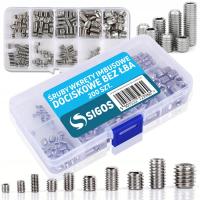 ВИНТЫ С ШЕСТИГРАННОЙ ГОЛОВКОЙ БЕЗ ГОЛОВКИ-НАБОР ИЗ 200 ШТУК РАЗНЫХ РАЗМЕРОВ