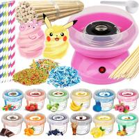 Набор сахарной ваты машина сахар 12x 100 г ведра палочки брызг