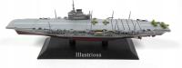 HMS ILLUSTRIOUS TARANTO 1940 - DEAGOSTINI 1/1250 metal