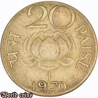 20 PAISE 1970 HAJDARABAD - INDIE