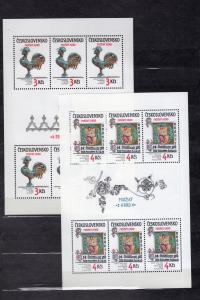 [C-3] CZECHOSŁOWACJA ARKUSZ 2773 - 2774 **