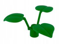 LEGO liść roślina krzak trawa 3 liście zielony 1 szt 6255