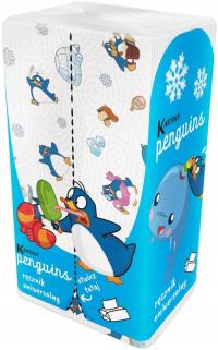 Ręcznik papierowy ZZ KARTIKA Penguins 150 listków 1 opakowanie