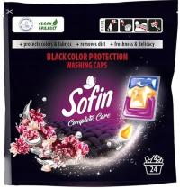 SOFIN ЧЕРНЫЙ ГЕЛЬ КАПСУЛЫ ДЛЯ СТИРКИ ЧЕРНЫЙ 24