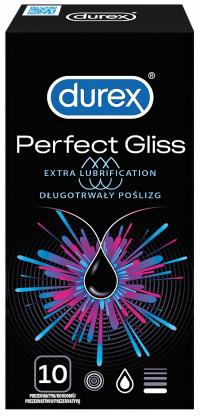 Durex презервативы PERFECT GLISS увлажненные 10 шт