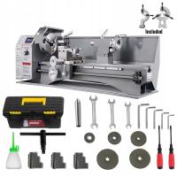 1100W tokarka do metalu, 750x220mm 3-szczękowa 125mm Chuck Zmienna prędkość 50–2250 obr.