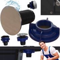 ZAŚLEPKA DO ZLEWU OTWORU W ZLEWOZMYWAKU GRANITOWEGO STALOWEGO STALOWA 35mm