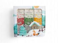 Świąteczny zestaw 15 saszetek Lisek 10 smaków premium herbaty Palmira