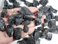 Turmalin czarny kamień naturalny surowy zestaw 500g.