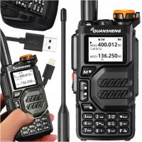 RADIOTELEFON TELEFON RADIO QUANSHENG UV-K5 VHF UHF 5W SKANER 50-600MHz