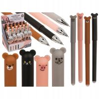 Długopis Zmazywalny Ścieralny Wymazywalny Śmieszne Niebieskie z Gumką 1 szt