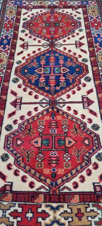 -70%UNIKATOWY INDYJSKI DYWAN KAZAK R.TKANY UNIKAT 71/148cm