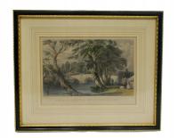 ANTYK - RĘCZNIE KOLOROWANY STALORYT - XIX W