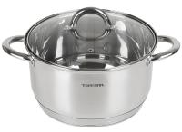 КАСТРЮЛЯ ИЗ НЕРЖАВЕЮЩЕЙ СТАЛИ 1,6 Л ИНДУКЦИОННАЯ 16СМ ГАЗОВАЯ КАСТРЮЛЯ КРЫШКА TOPFANN