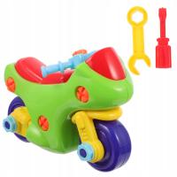 INTERAKTYWNY MOTOCYKL DO SKŁADANIA - BEZPIECZNA ZABAWKA EDUKACYJNA ZESTAW