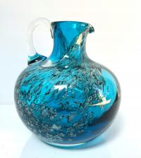 Szklany wazon dzbanek Schott Zwiesel Heinrich Töpferhardt, lata 70.