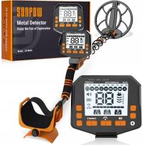 WYKRYWACZ METALU DETEKTOR PROFESJONALNY EKRAN LCD DOKŁADNY SUNPOW OT-MD06