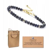 Bransoletka Kamień Turmalin Czarny 4mm