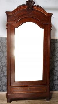 H-P однодверный шкаф в стиле барокко с зеркалом для ремонта