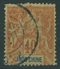 Kolonie fr. Indo-chine 40 cent. - alegoria