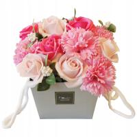 Мыльный букет розовый KWAITY мыльные розы подарок женский день и День святого Валентина