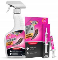 ŚRODEK SPRAY OPRYSK + PREPARAT TRUTKA ŻEL NA RYBIKI I SREBRZYKI NO PEST