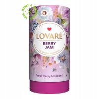 Чай Lovare цветочно-черничный ягодный джем листовой идеальный подарок 80г
