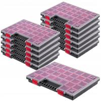 ORGANIZER POJEMNIK WARSZTATOWY 21 SZUFLAD ZESTAW 12 szt PUDEŁKO DO GARAŻU