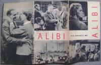 ALIBI -film prod. NRF -program kinowy-lata 50-te