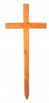Крест на кладбище деревянный-античный 120см