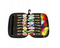 СПИННИНГОВАЯ РЫБОЛОВНАЯ ПРИМАНКА НАБОР ИЗ 16 СПИННИНГОВЫХ СПИННИНГОВЫХ ПРИМАНОК