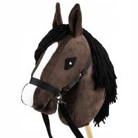 Koń na patyku Skippi Hobby Horse ciemnobrazowy