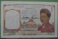 INDOCHINY - 1 piastra 1953 / UNC-