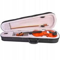 natural handmade acoustic violin with bow rosin bag musical instrument acce