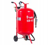 Piaskarka Syfonowa do Warsztatu Piaskowania 63L REDATS SB-63 + Dysze