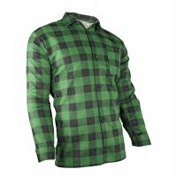 KOSZULA ROBOCZA FLANELOWA BAWEŁNIANA BUTELKOWA M