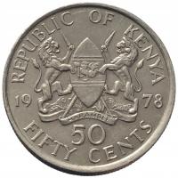 82678. Kenia - 50 centów - 1978r.