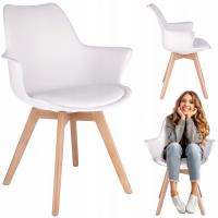 Скандинавский стул для кухни, гостиной, искусственная кожа, Орлеан, современный JUMIhome