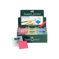 Gumka chlebowa kolorowa w etui plastikowym, Faber-Castell