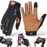 Велосипедные перчатки West Biking Black