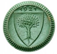 Вальденбург-Валбжих - 20 Pfennig 1921 KPM-зеленая керамика